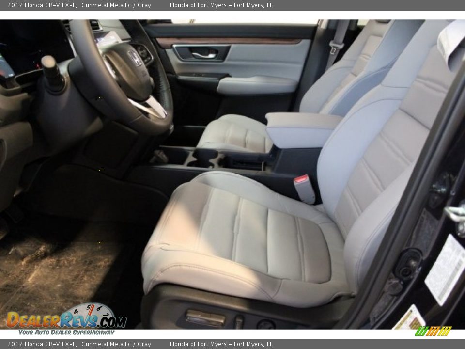 2017 Honda CR-V EX-L Gunmetal Metallic / Gray Photo #11