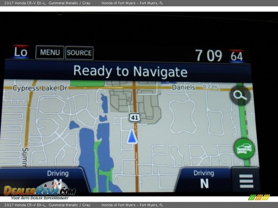 2017 Honda CR-V EX-L Gunmetal Metallic / Gray Photo #18