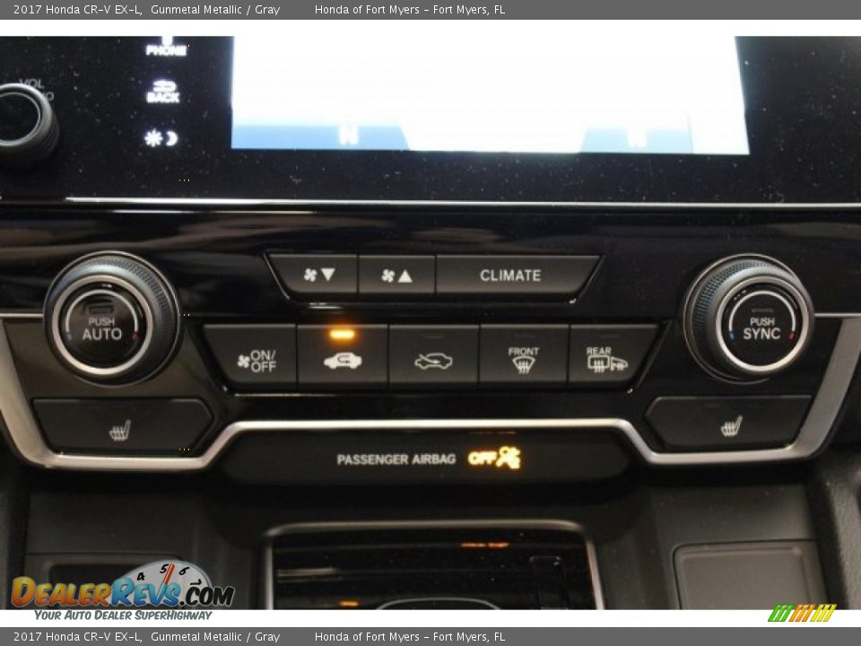 2017 Honda CR-V EX-L Gunmetal Metallic / Gray Photo #20