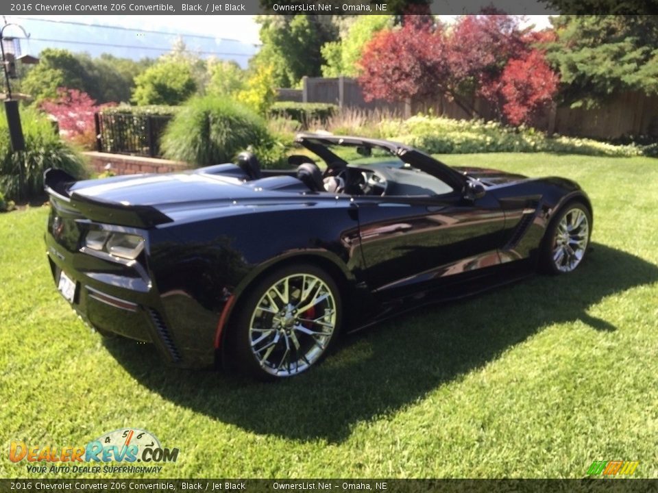 2016 Chevrolet Corvette Z06 Convertible Black / Jet Black Photo #4