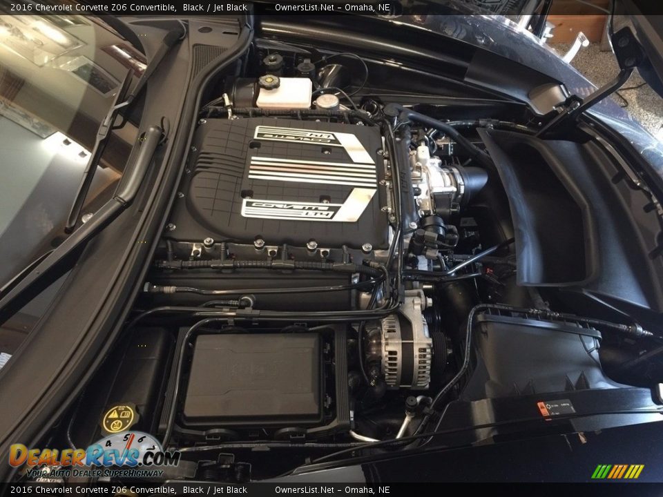 2016 Chevrolet Corvette Z06 Convertible Black / Jet Black Photo #7