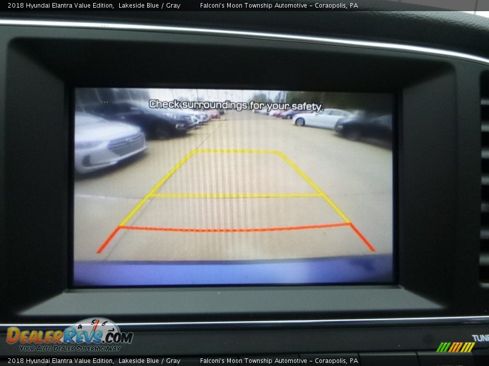 2018 Hyundai Elantra Value Edition Lakeside Blue / Gray Photo #15