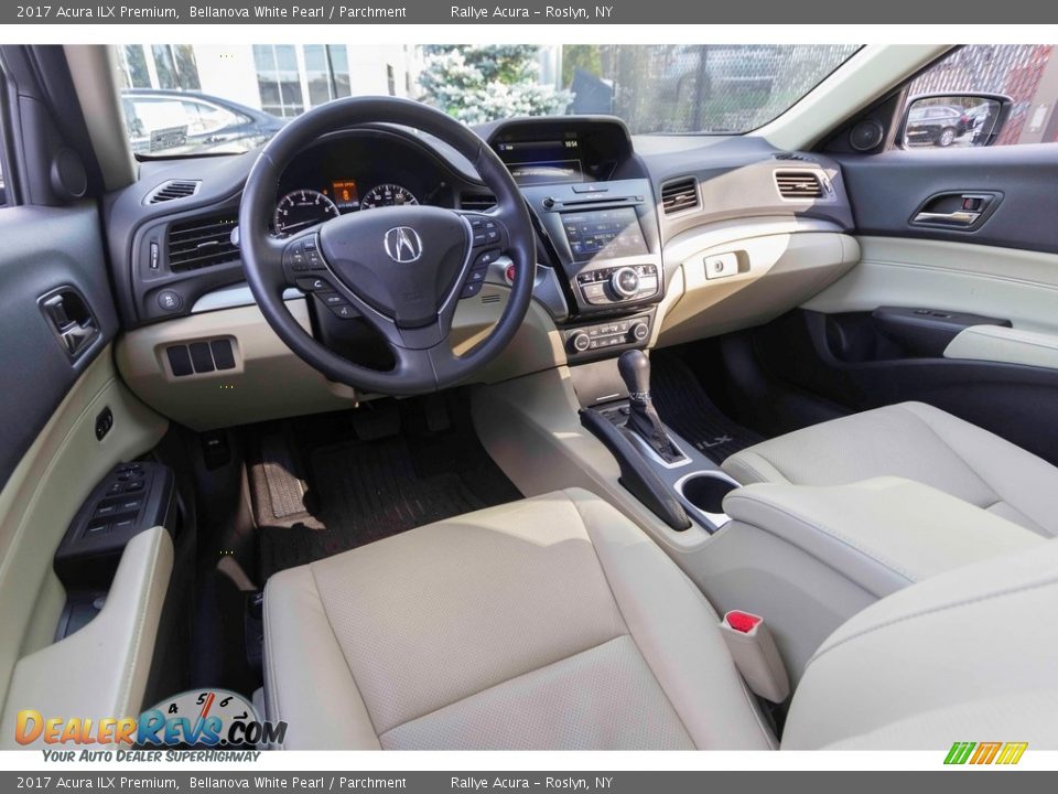 2017 Acura ILX Premium Bellanova White Pearl / Parchment Photo #15