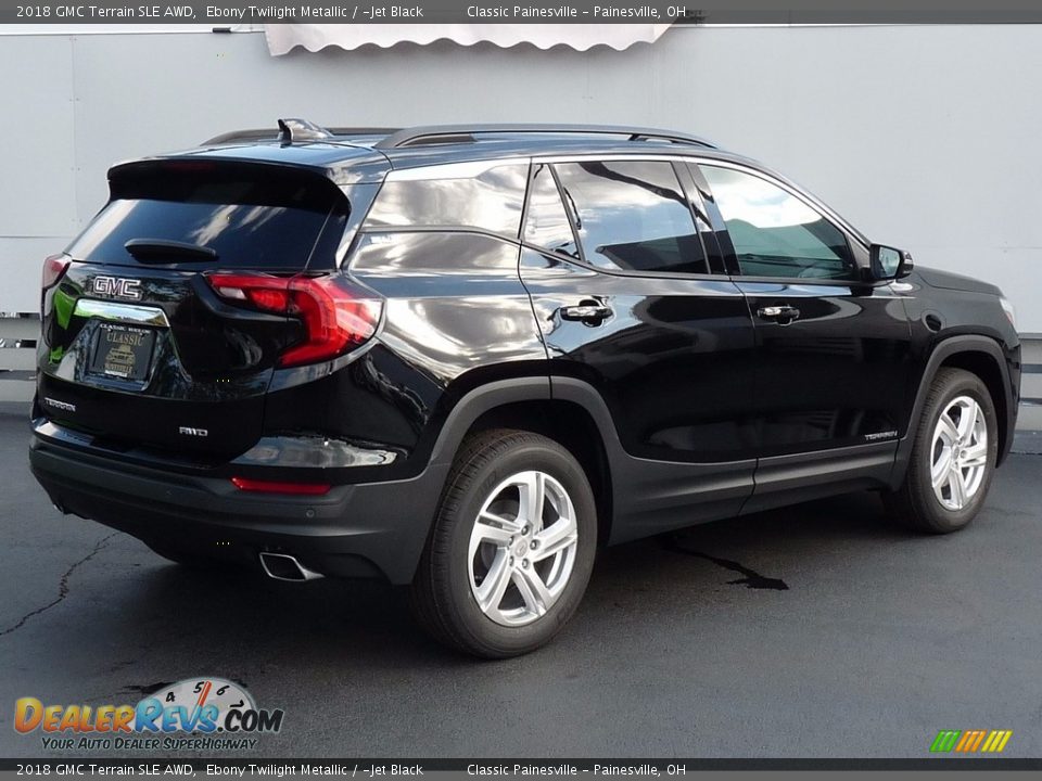 2018 GMC Terrain SLE AWD Ebony Twilight Metallic / ­Jet Black Photo #2