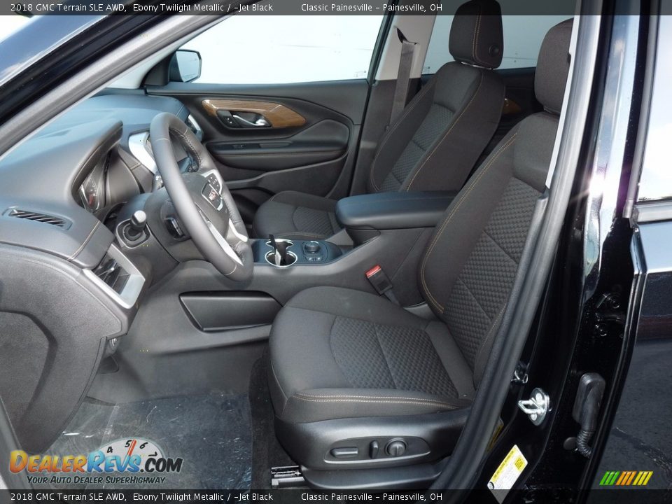 2018 GMC Terrain SLE AWD Ebony Twilight Metallic / ­Jet Black Photo #6