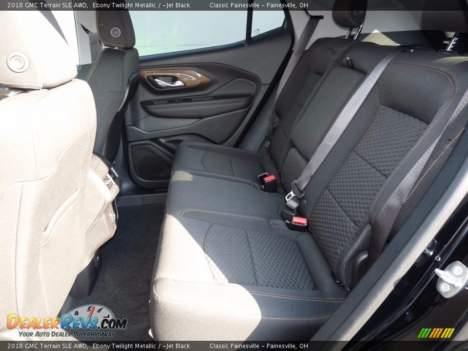 2018 GMC Terrain SLE AWD Ebony Twilight Metallic / ­Jet Black Photo #7