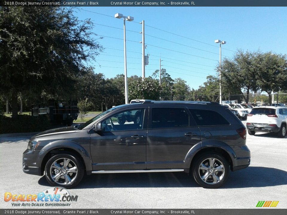 2018 Dodge Journey Crossroad Granite Pearl / Black Photo #2