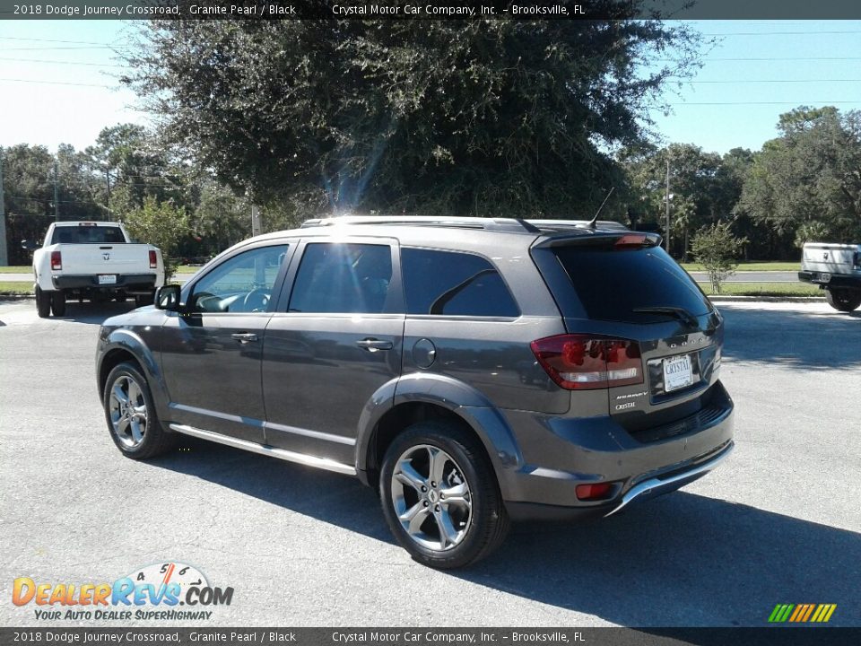 2018 Dodge Journey Crossroad Granite Pearl / Black Photo #3