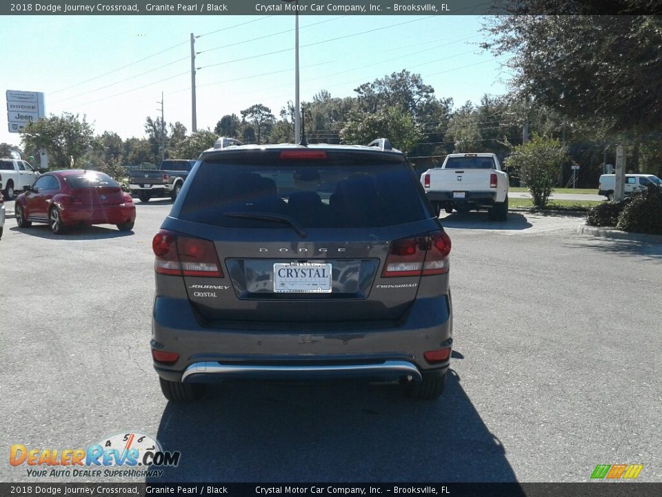 2018 Dodge Journey Crossroad Granite Pearl / Black Photo #4