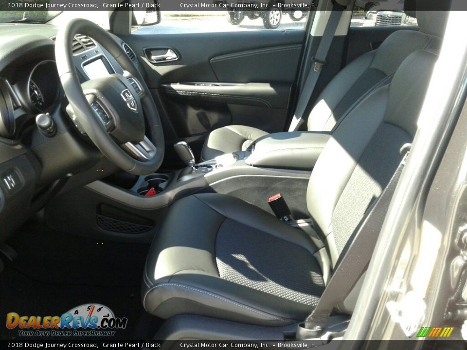 2018 Dodge Journey Crossroad Granite Pearl / Black Photo #9