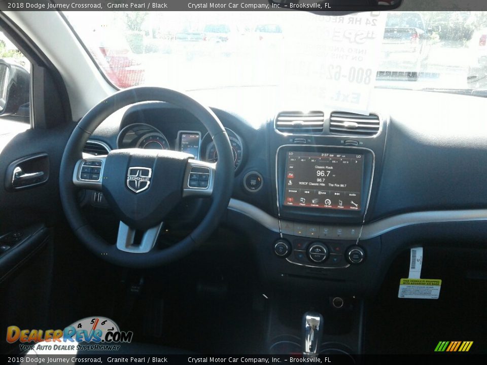 2018 Dodge Journey Crossroad Granite Pearl / Black Photo #13