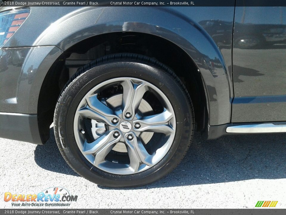 2018 Dodge Journey Crossroad Granite Pearl / Black Photo #20