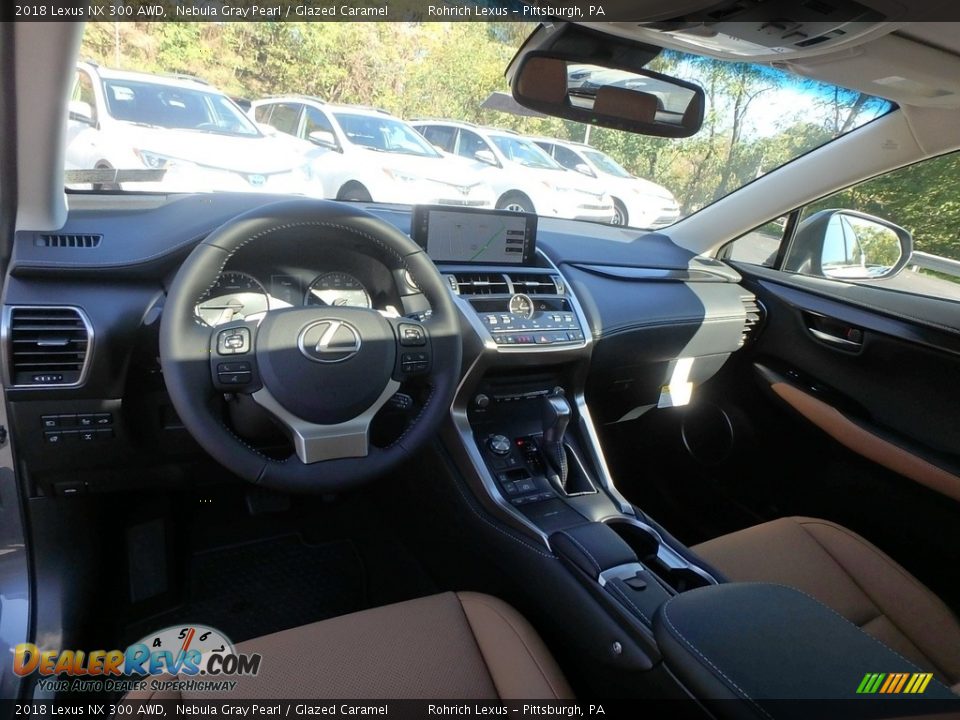 Glazed Caramel Interior - 2018 Lexus NX 300 AWD Photo #8