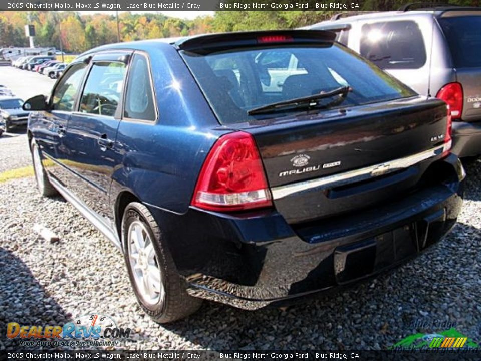 2005 Chevrolet Malibu Maxx LS Wagon Laser Blue Metallic / Gray Photo #5