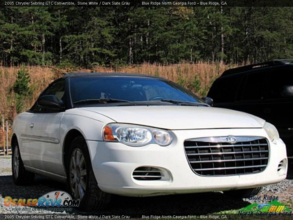 2005 Chrysler Sebring GTC Convertible Stone White / Dark Slate Gray Photo #2