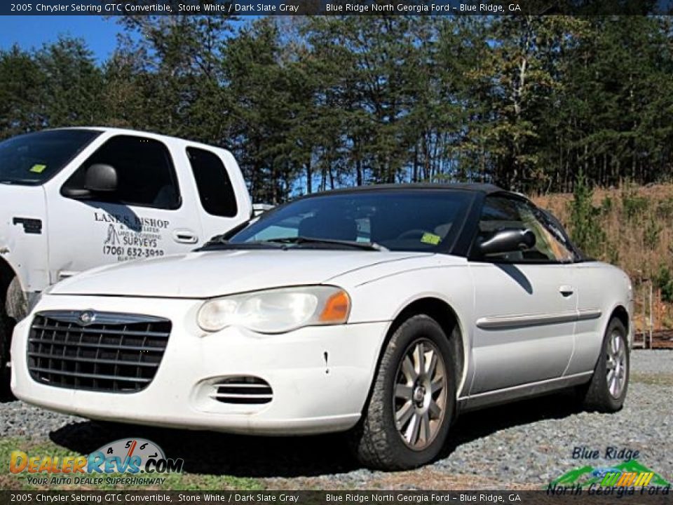 2005 Chrysler Sebring GTC Convertible Stone White / Dark Slate Gray Photo #3
