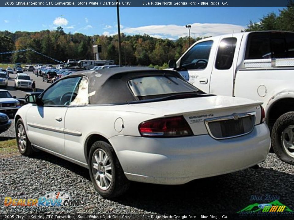 2005 Chrysler Sebring GTC Convertible Stone White / Dark Slate Gray Photo #4