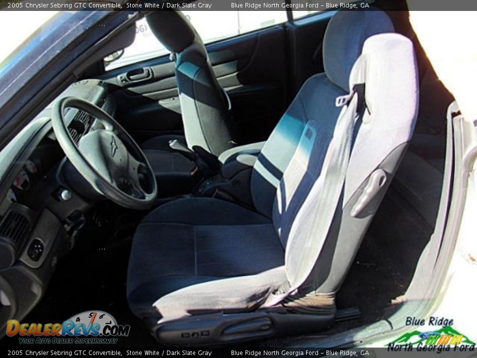 2005 Chrysler Sebring GTC Convertible Stone White / Dark Slate Gray Photo #7