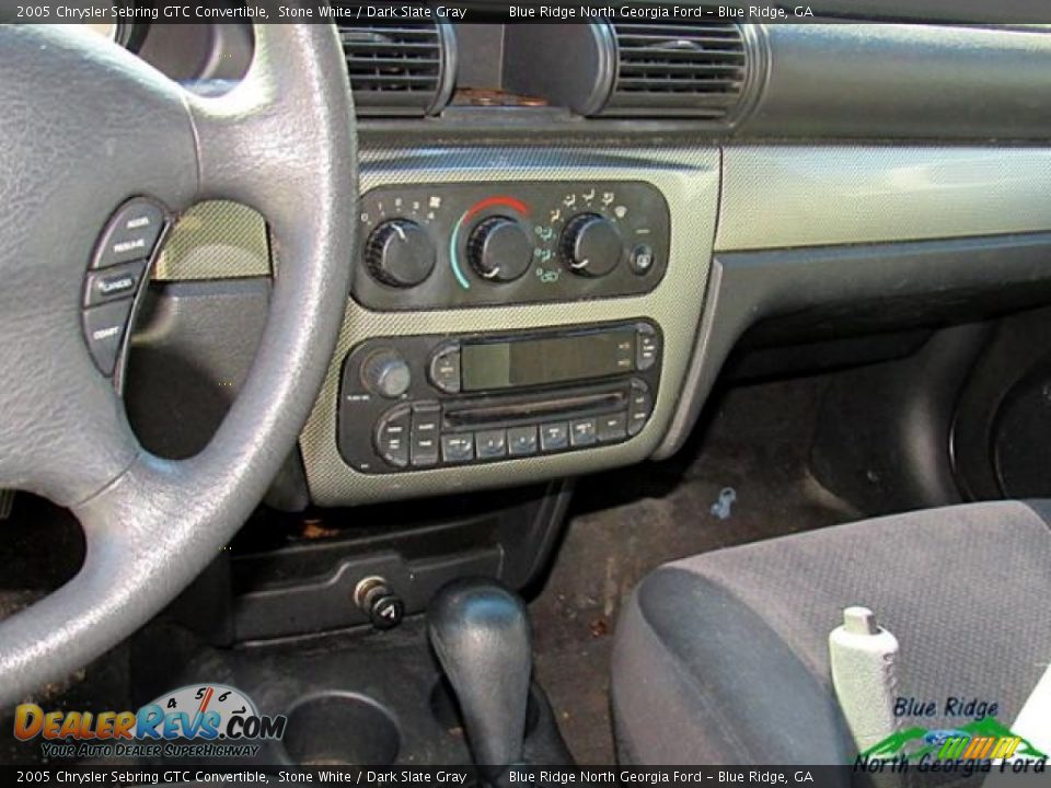 2005 Chrysler Sebring GTC Convertible Stone White / Dark Slate Gray Photo #8