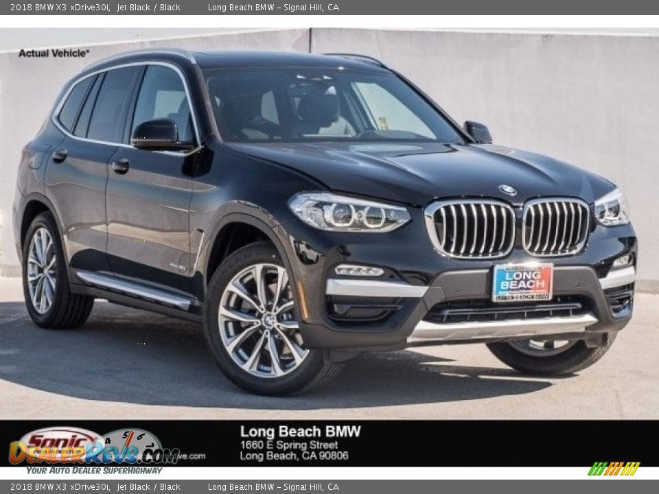 2018 BMW X3 xDrive30i Jet Black / Black Photo #1