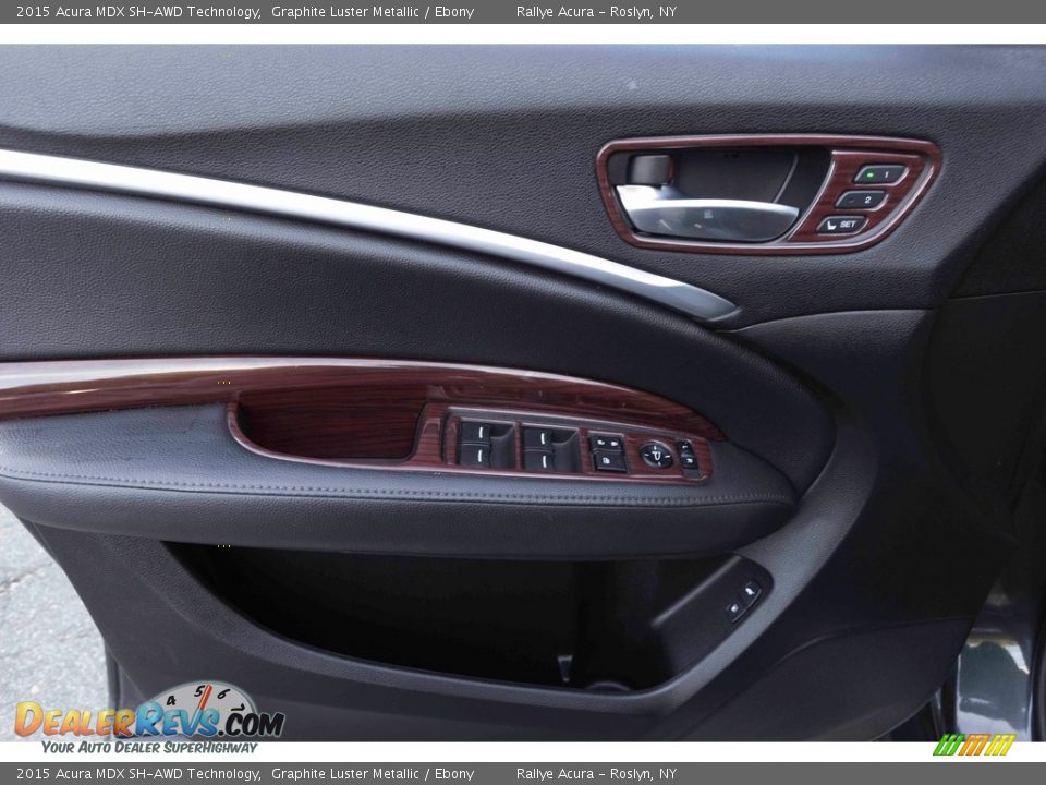 2015 Acura MDX SH-AWD Technology Graphite Luster Metallic / Ebony Photo #15