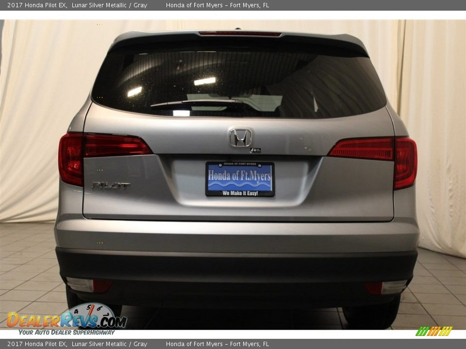 2017 Honda Pilot EX Lunar Silver Metallic / Gray Photo #5