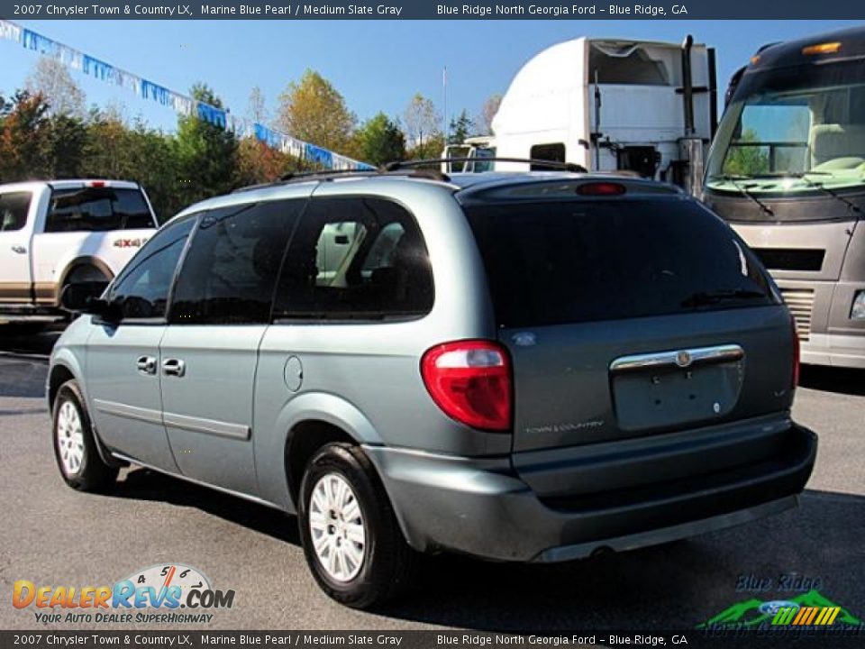 2007 Chrysler Town & Country LX Marine Blue Pearl / Medium Slate Gray Photo #3