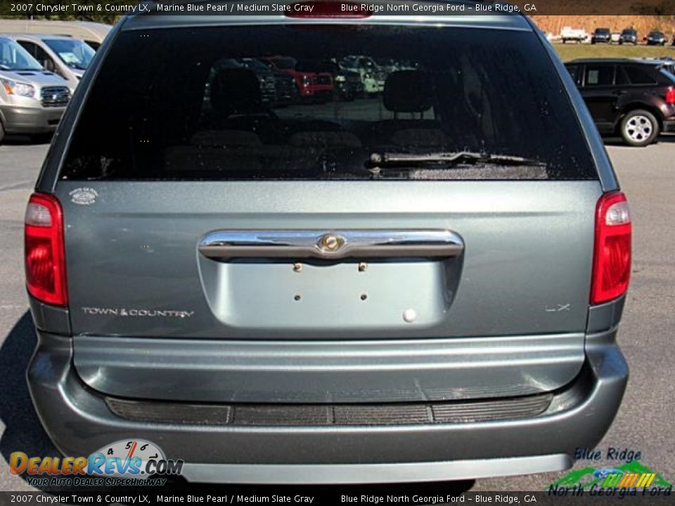 2007 Chrysler Town & Country LX Marine Blue Pearl / Medium Slate Gray Photo #5