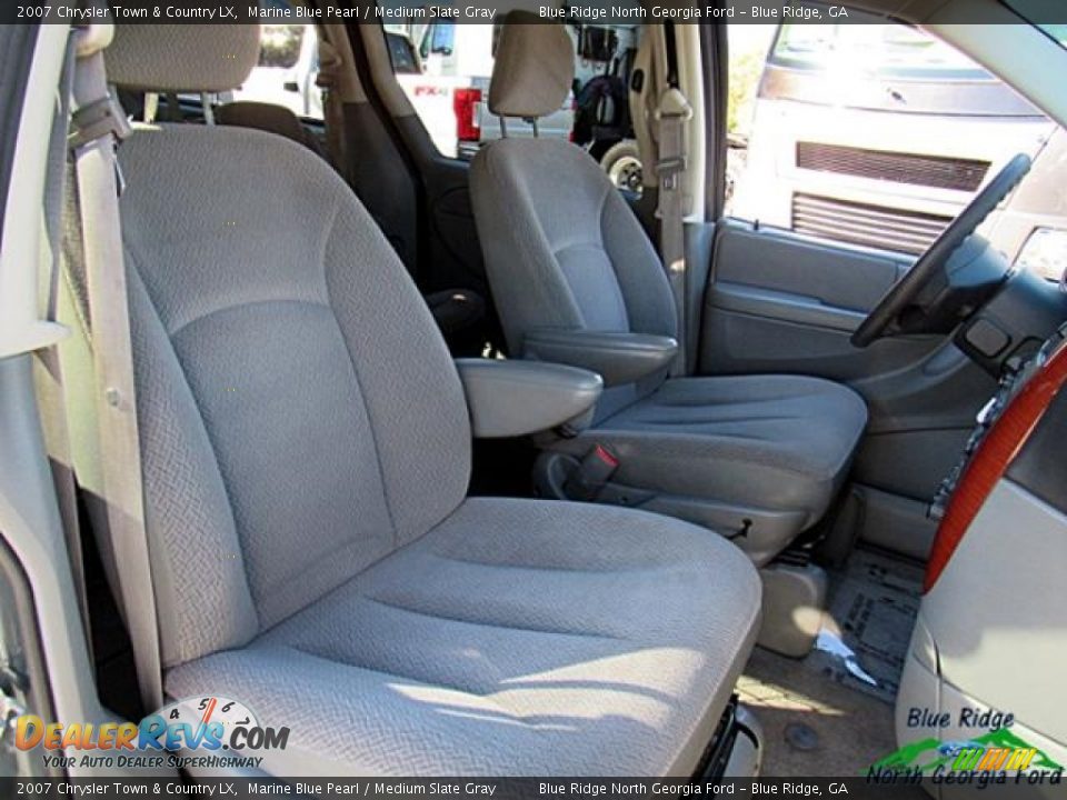 2007 Chrysler Town & Country LX Marine Blue Pearl / Medium Slate Gray Photo #13