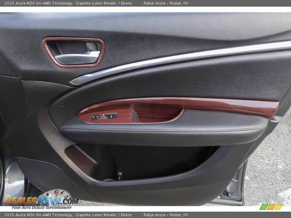 2015 Acura MDX SH-AWD Technology Graphite Luster Metallic / Ebony Photo #32