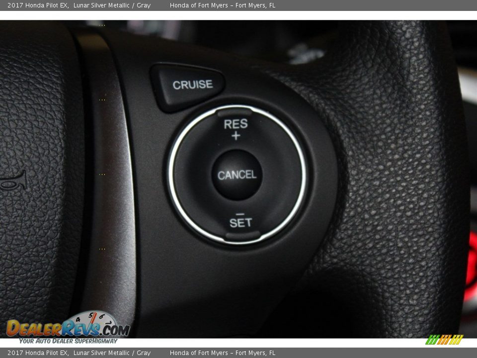 2017 Honda Pilot EX Lunar Silver Metallic / Gray Photo #14