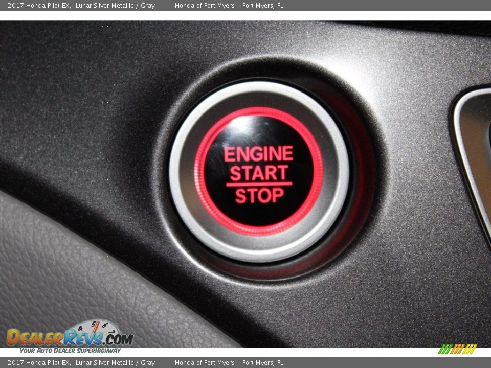 2017 Honda Pilot EX Lunar Silver Metallic / Gray Photo #21