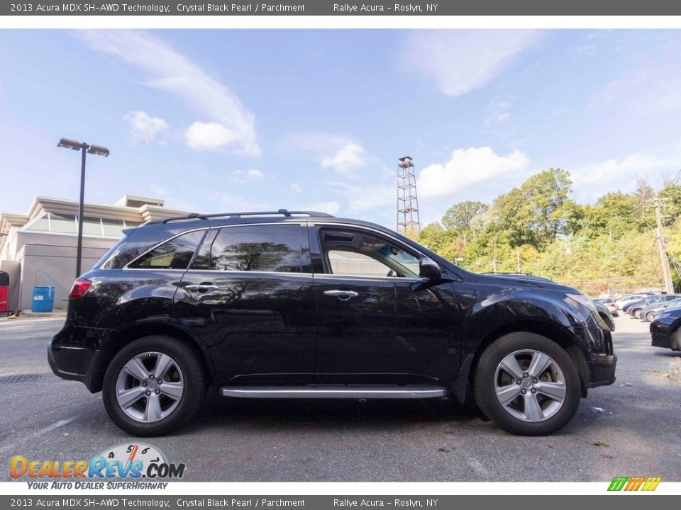 2013 Acura MDX SH-AWD Technology Crystal Black Pearl / Parchment Photo #9