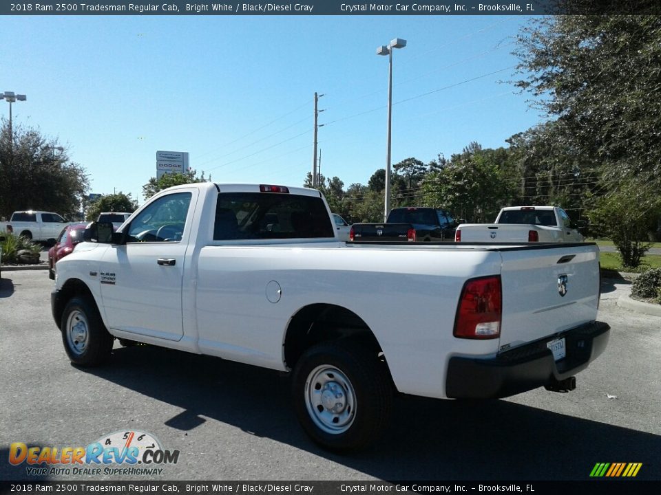 2018 Ram 2500 Tradesman Regular Cab Bright White / Black/Diesel Gray Photo #3