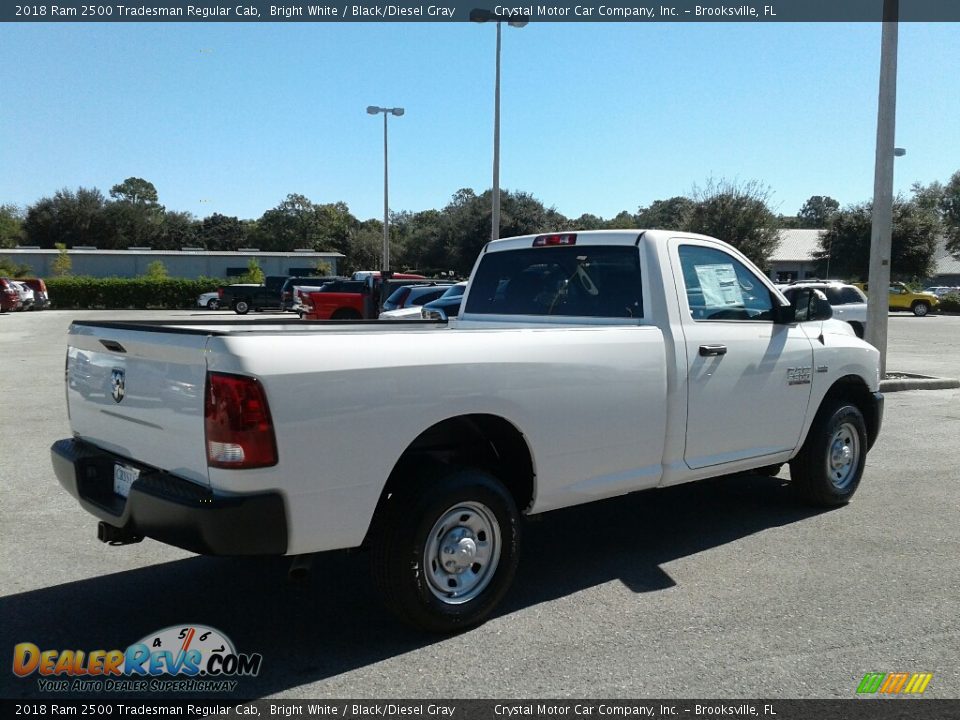 2018 Ram 2500 Tradesman Regular Cab Bright White / Black/Diesel Gray Photo #5