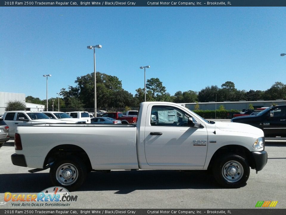 2018 Ram 2500 Tradesman Regular Cab Bright White / Black/Diesel Gray Photo #6
