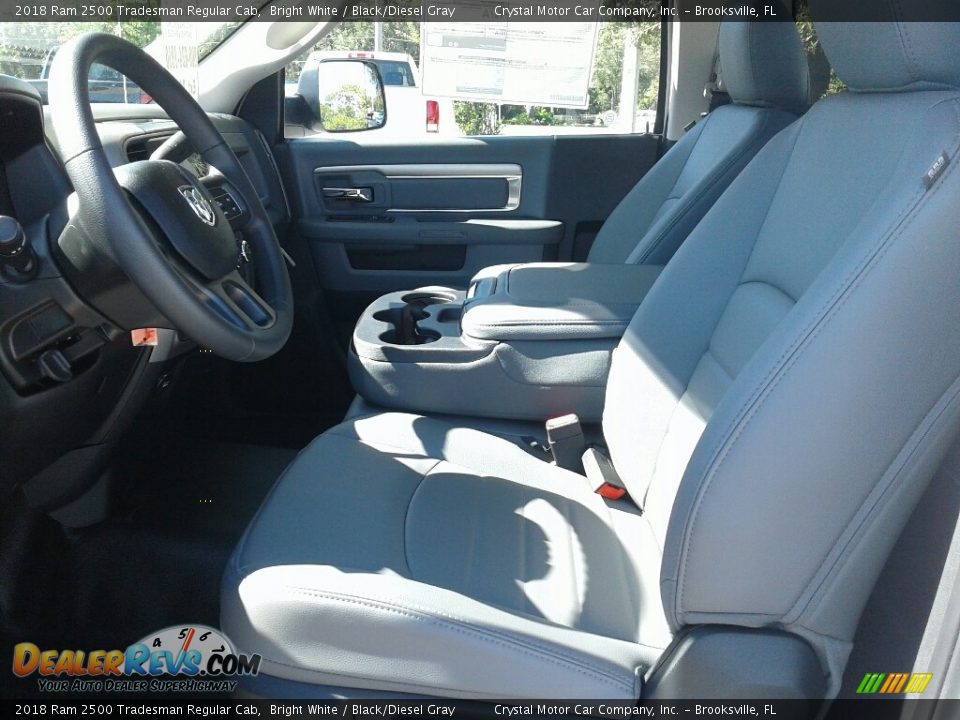 2018 Ram 2500 Tradesman Regular Cab Bright White / Black/Diesel Gray Photo #9