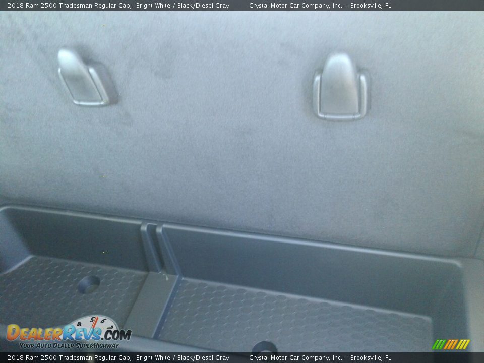 2018 Ram 2500 Tradesman Regular Cab Bright White / Black/Diesel Gray Photo #10