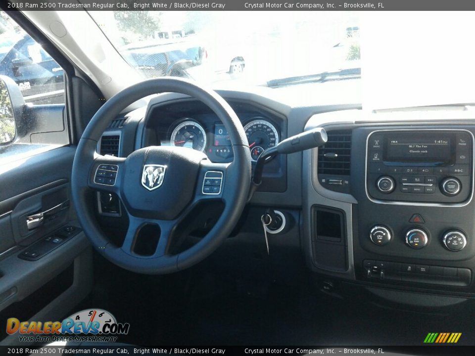 2018 Ram 2500 Tradesman Regular Cab Bright White / Black/Diesel Gray Photo #13