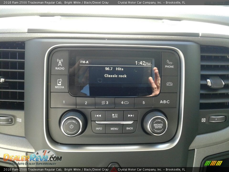 2018 Ram 2500 Tradesman Regular Cab Bright White / Black/Diesel Gray Photo #15