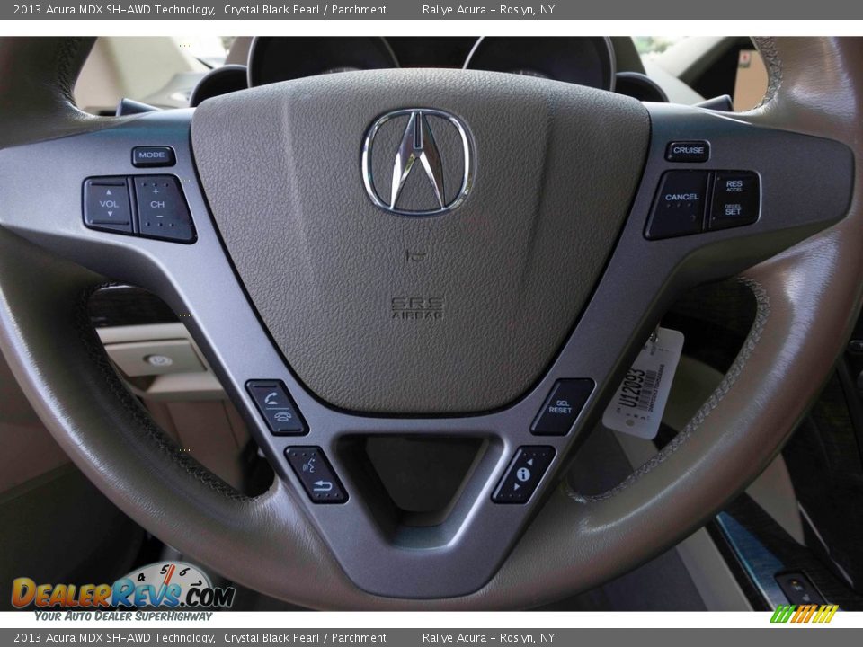 2013 Acura MDX SH-AWD Technology Crystal Black Pearl / Parchment Photo #29