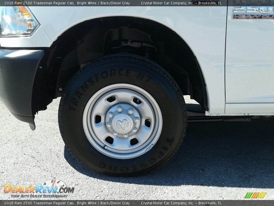 2018 Ram 2500 Tradesman Regular Cab Bright White / Black/Diesel Gray Photo #20