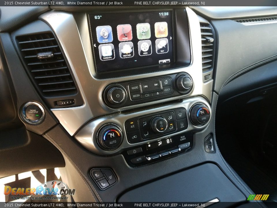 2015 Chevrolet Suburban LTZ 4WD White Diamond Tricoat / Jet Black Photo #4