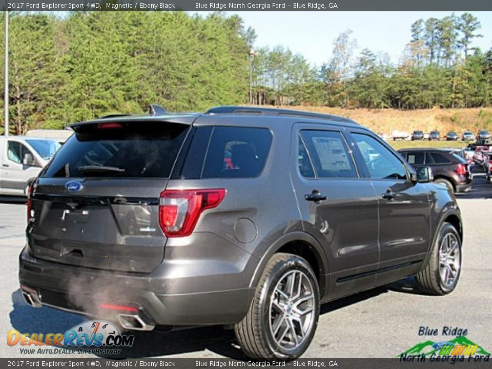 2017 Ford Explorer Sport 4WD Magnetic / Ebony Black Photo #5