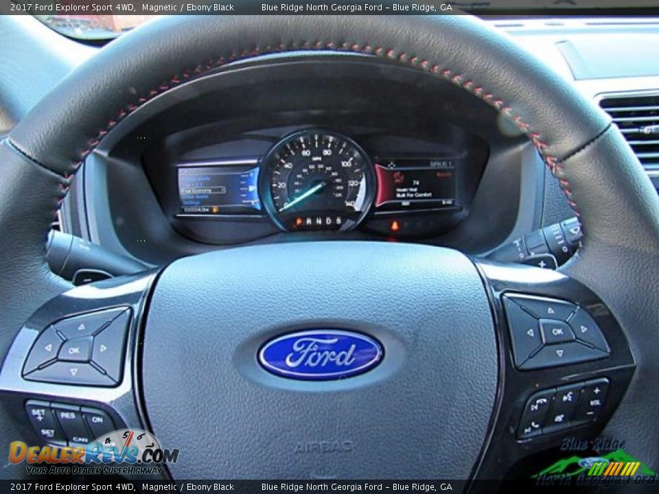 2017 Ford Explorer Sport 4WD Magnetic / Ebony Black Photo #20