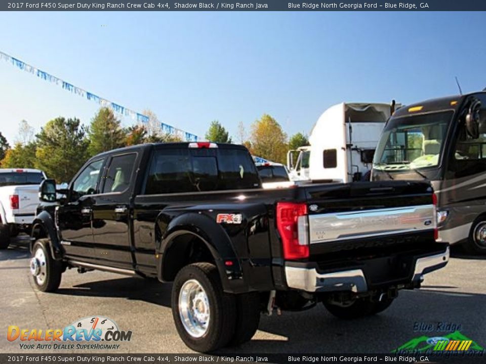 2017 Ford F450 Super Duty King Ranch Crew Cab 4x4 Shadow Black / King Ranch Java Photo #3