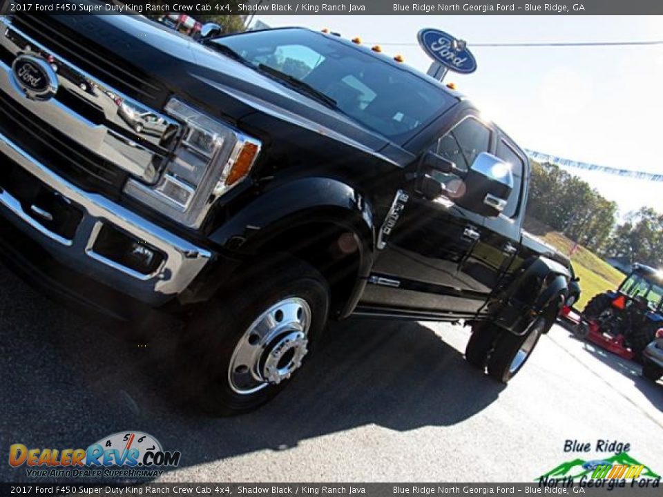 2017 Ford F450 Super Duty King Ranch Crew Cab 4x4 Shadow Black / King Ranch Java Photo #33