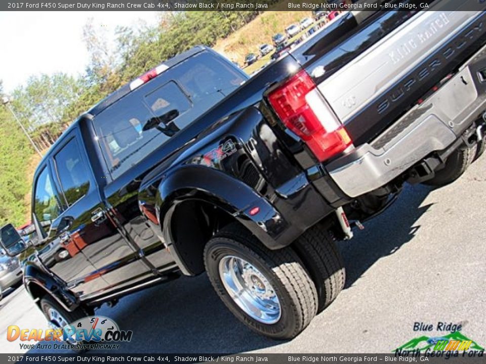 2017 Ford F450 Super Duty King Ranch Crew Cab 4x4 Shadow Black / King Ranch Java Photo #36