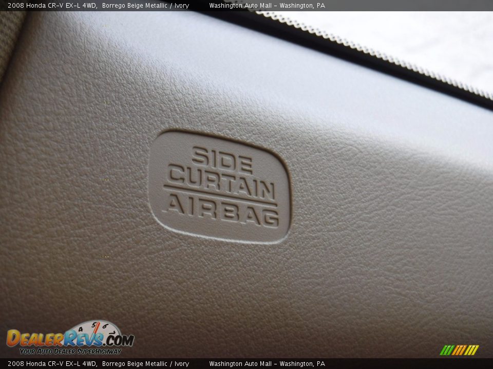 2008 Honda CR-V EX-L 4WD Borrego Beige Metallic / Ivory Photo #21