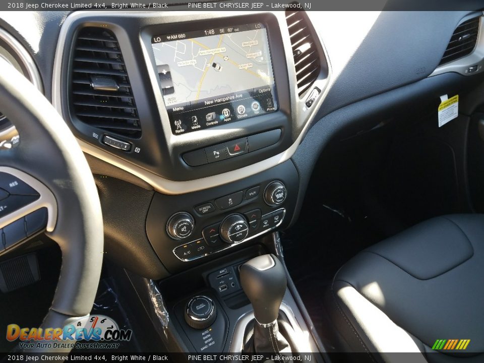 2018 Jeep Cherokee Limited 4x4 Bright White / Black Photo #10